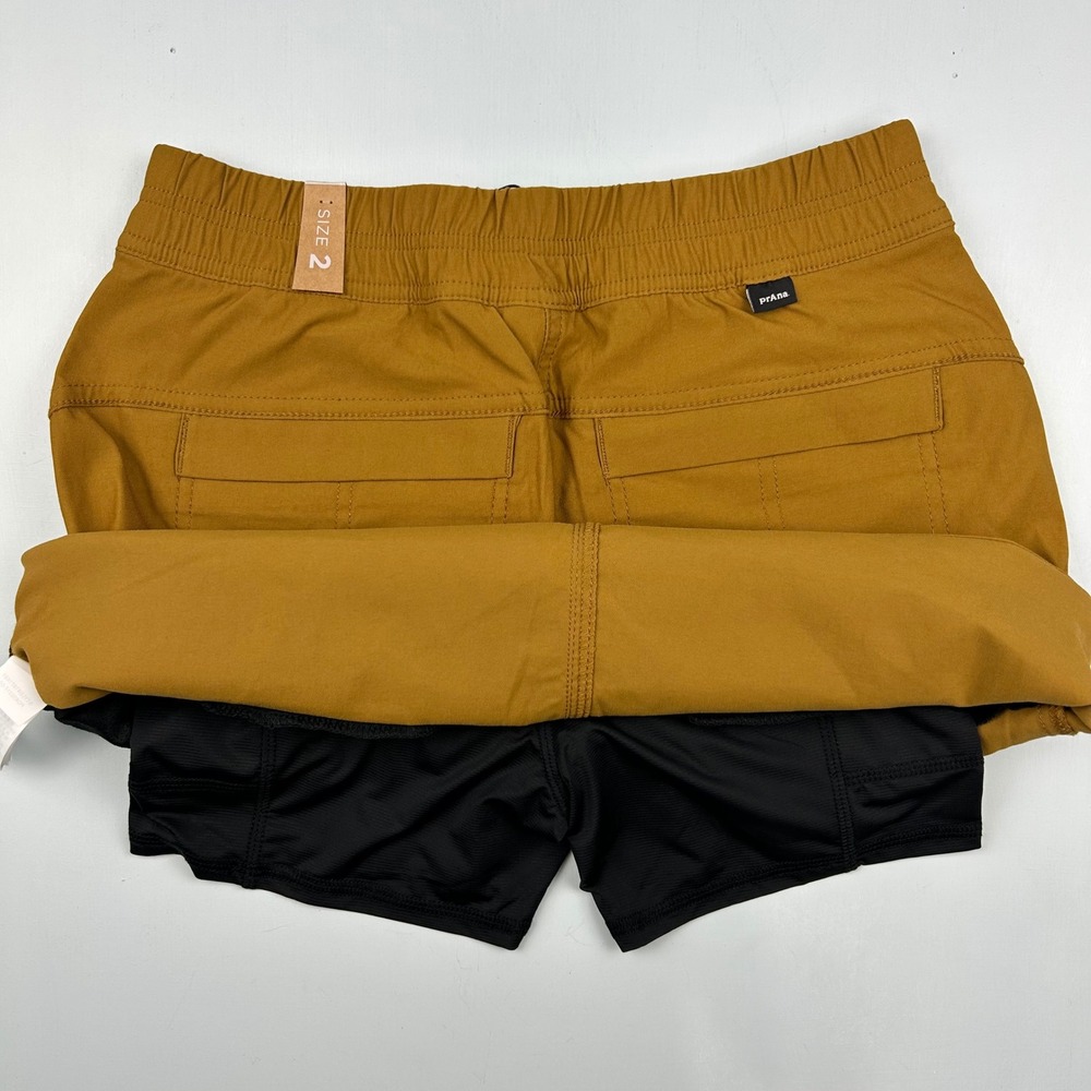 Prana Halle E-Waist Skort II Antique Bronze Women Size 2 Recycled ReZion 1971681 - Picture 10 of 11